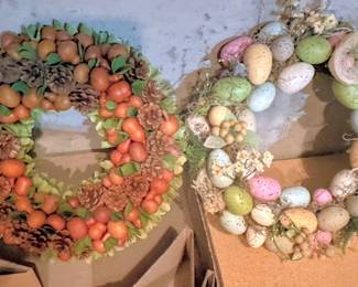 Balsam Hill Wreath and Easter Wreach
