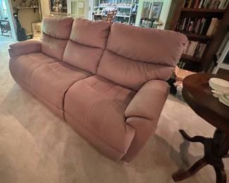 La-z-Boy reclining sofa with dual remotes. Very Clean!