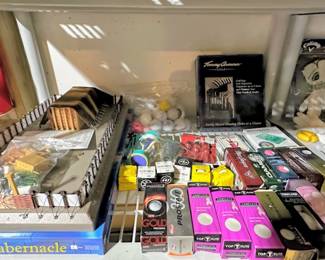 Tabernacle set. Tons of golf related items!