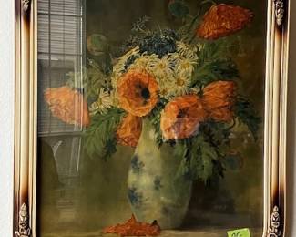 Nicely framed antique print.