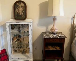 Cute medical/dental cabinet, end table.