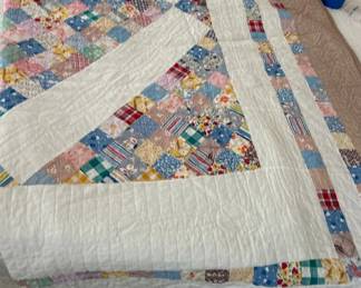 Many twin sized quilts
