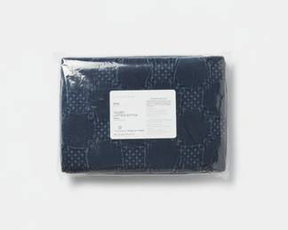 Pottery Barn Velvet Lattice Stitch King Sham second image