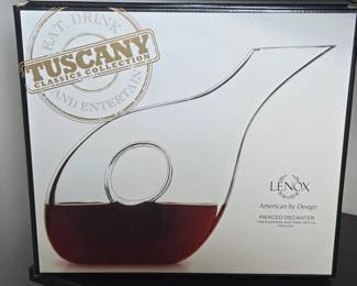 Lenox Tuscany Classics Collection Pierced Decanter