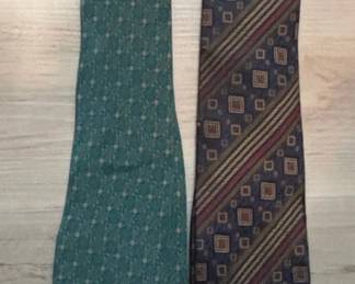 Christian Dior Monsieur and Yves Saint Laurent Silk Ties
