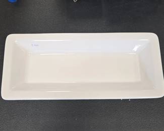 Rectangular White Ceramic Serving Platter