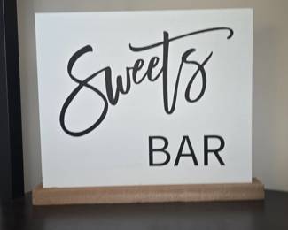 Sweets Bar Sign