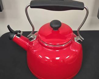 Krups Red Whistling Tea Kettle