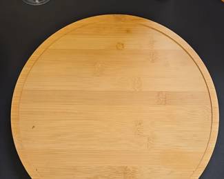 Round bamboo lazy Susan