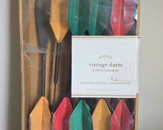 Pottery Barn Vintage Darts Set