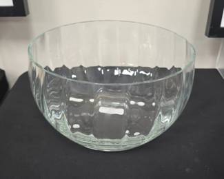 Vintage Federal Glass Celestial Pattern Fluted Bowl