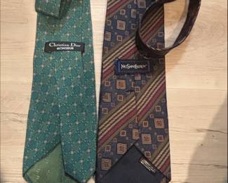 Christian Dior Monsieur and Yves Saint Laurent Silk Ties second image