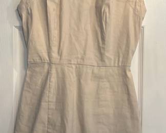 Anthropologie MockNeck Sleeveless Seamed Mini Dress