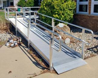 aluminum wheel chair ramp