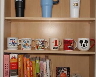 cook books, America's Test Kitchen, mugs