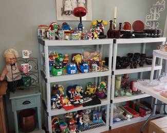 M&Ms, Avon Cape Cod in Ruby Red, candles