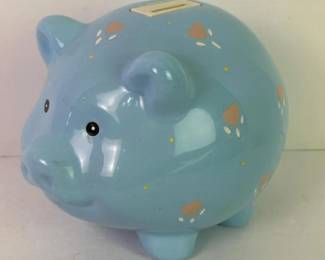 035 hallmarksmallworldblueceramicpiggy