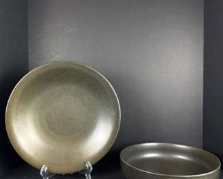 089 sasakijapanstonewareservingbowlplat