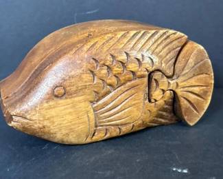 005 handcarvedwoodenfishpuzzlebox