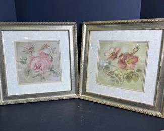054 pairofframedfloralprints15x15ingo