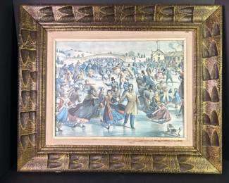 241 vintagecanadianframedwinterskatings