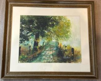 051 mjtlawrenceframedwatercolorlandsca