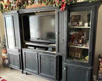333 countrycabinetwithbookcasepairandc