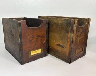 203 pairofvintagewoodendrawerswithbras