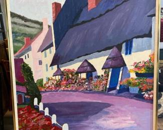 318 largeframedoriginalvillagelandscape