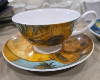 Sunflowers Cup  Saucer