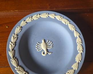 VTG Wedgwood Blue Jasperware Scorpio