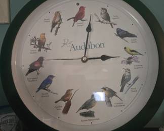 Audubon Society Bird Wall Clock