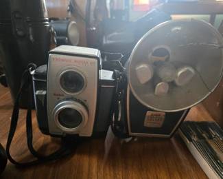 Vintage 1940s Kodak Brownie Reflex 20 Camera with Flash Component