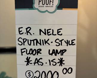 E.R. Nele Sputnik-Style Floor Lamp