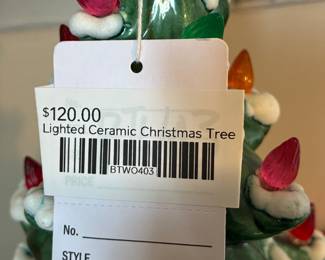 Lighted Ceramic Christmas Tree