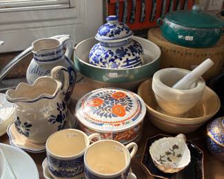 Ceramic Pitchers, Mugs