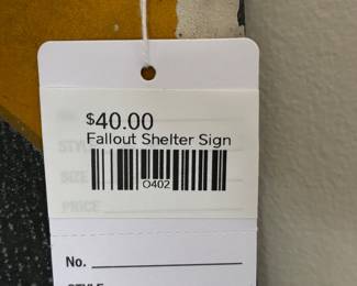Fallout Shelter Sign 