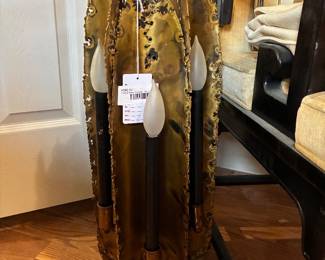 Tom Greene Brutalist Torch Sconce 