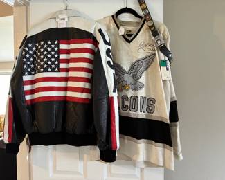 Michael Hoban WHEREMI USA Leather Jacket 