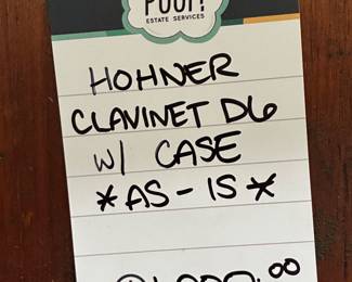 Hohner Clavinet D6 w/ Case 