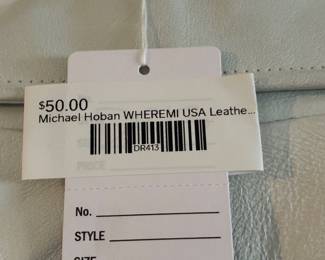 Michael Hoban WHEREMI USA Leather Jacket 