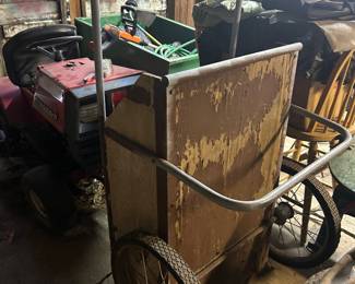 Vintage garden cart