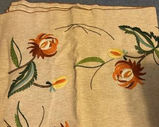 Embroidered tablecloth