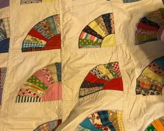 Believe to be machine sewn quilt