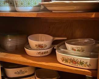 Pyrex and Corning ware