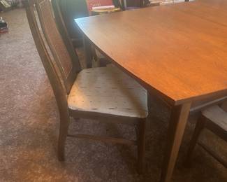 Solid wood MCM dining table