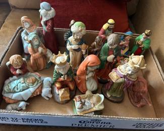Nativity pieces