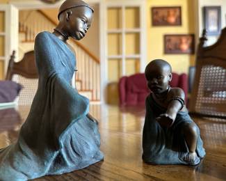 Framed Mixed Media Lithograph – “Negotiating the Dowry”