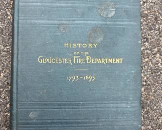 History of Gloucester MA Fire Department - 1893 ed