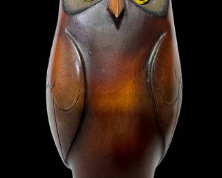 Feathers Gallery Hand Carved Owl